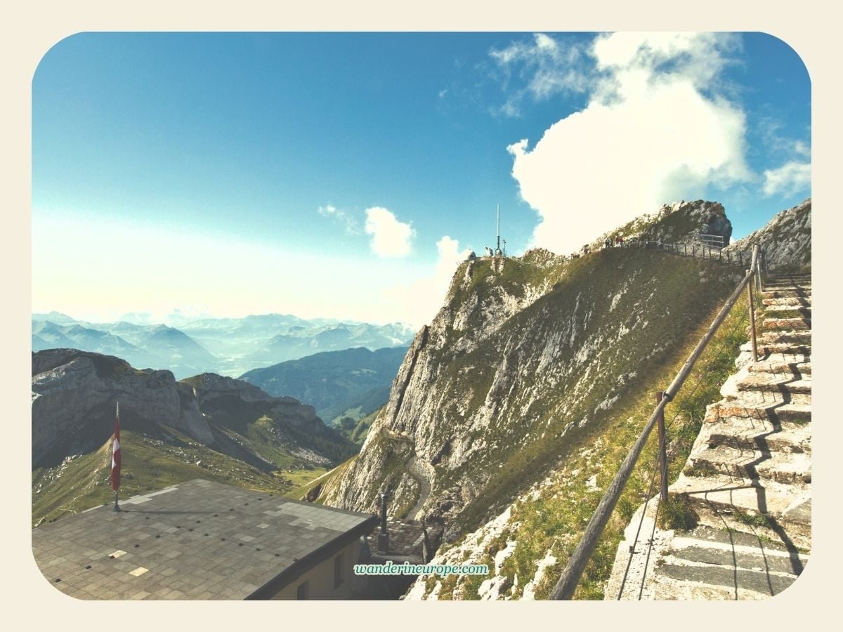 Lucerne 28 View from the hiking trail in Mount Pilatus - a trip from Lucerne, Switzerland
