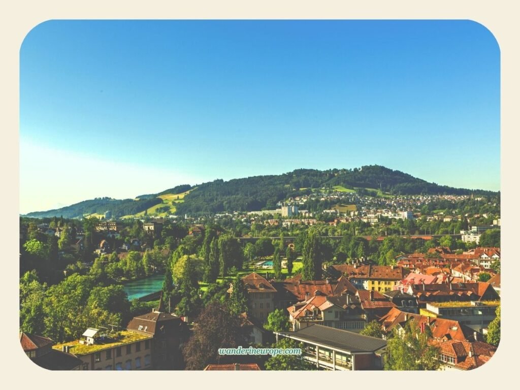 Two Days in Bern Itinerary: Old City, Gurten, & Museums 16 View of Gurten from Bern, Switzerland