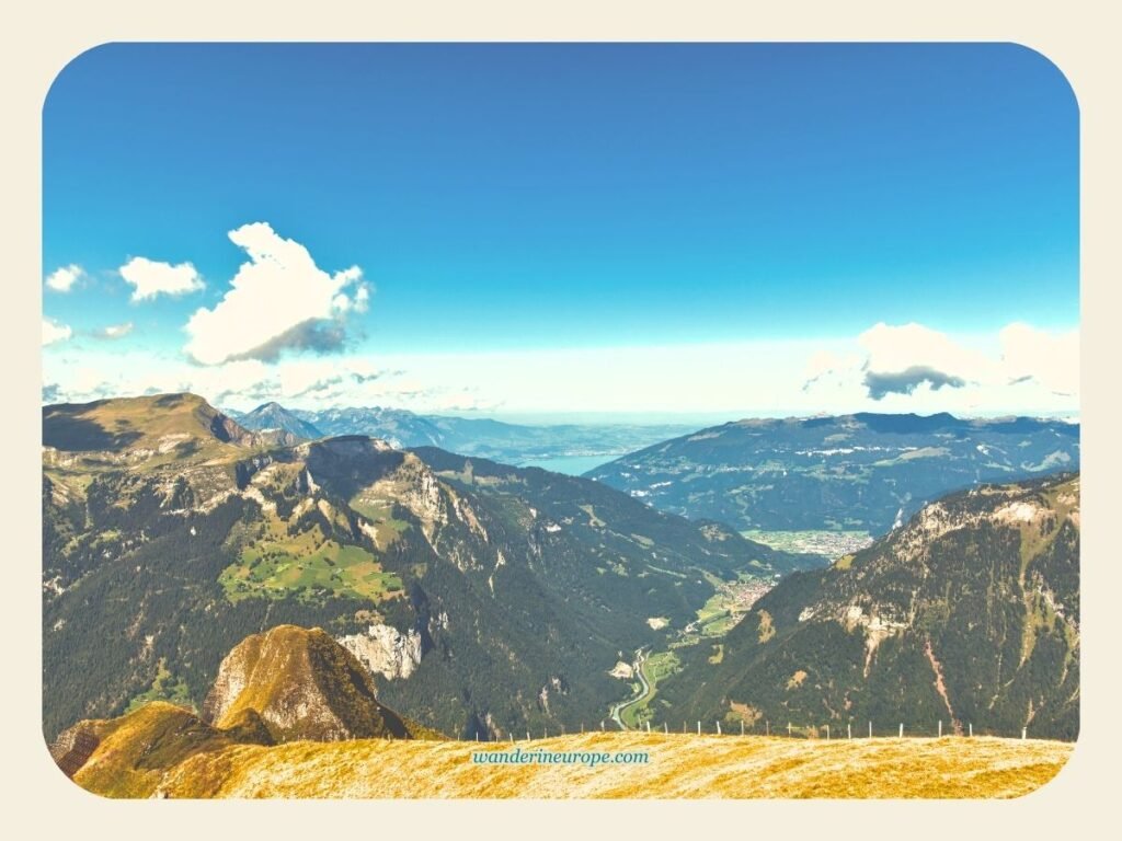 Why Visit Wengen? The Reasons, Experiences, and Expectations 26 View of Lake Thun from Mannlichen, Switzerland