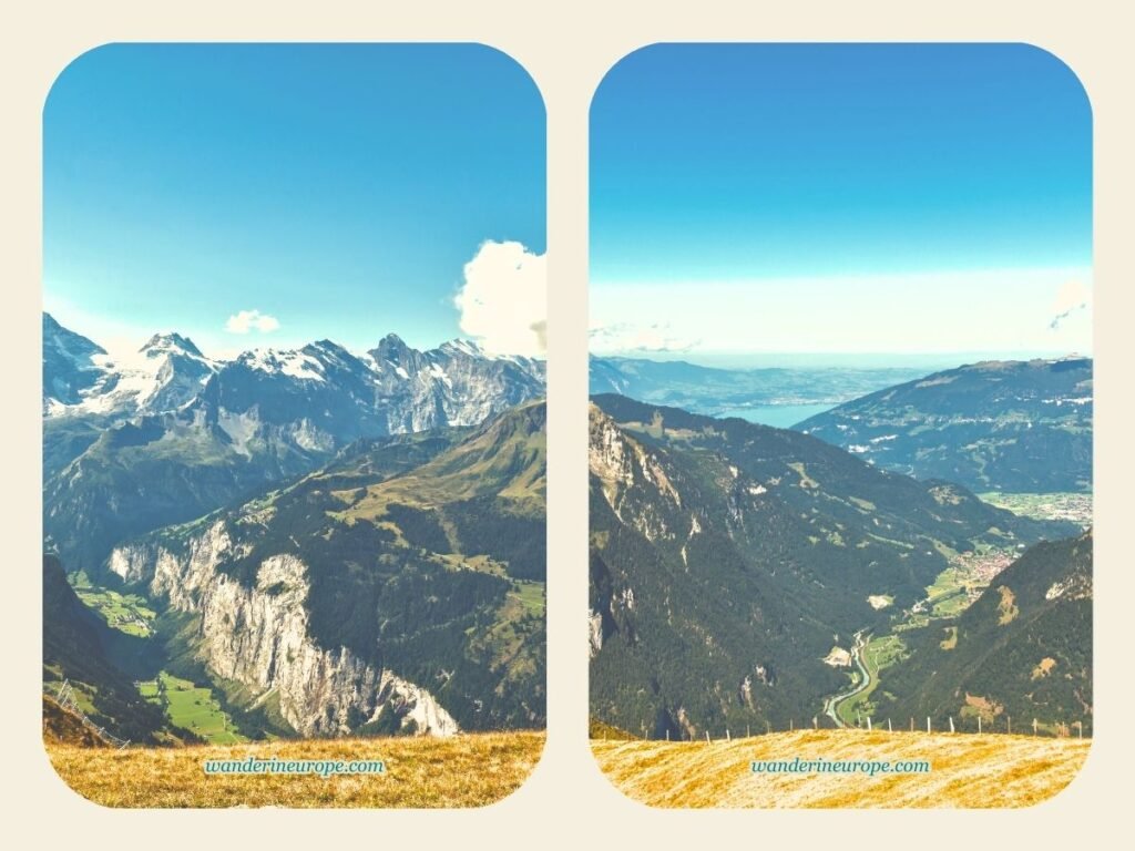 Why Visit Wengen? The Reasons, Experiences, and Expectations 25 View of Lauterbrunnen Valley and Lake Thun from Mannlichen, Jungfrau Region, Switzerland