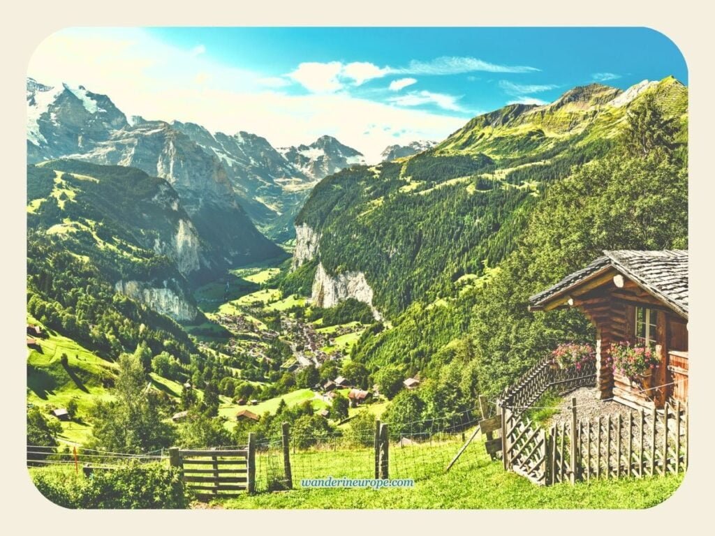 10 Unmissable Things To Do In Interlaken Jungfrau Region 13 View of Lauterbrunnen from Wengwald, Jungfrau Region, Switzerland