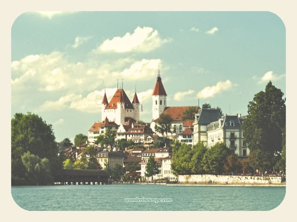 10 Attractions in Lake Thun That Make the Lake Worth a Visit 7 View of Thun Castle from Aare River, Switzerland