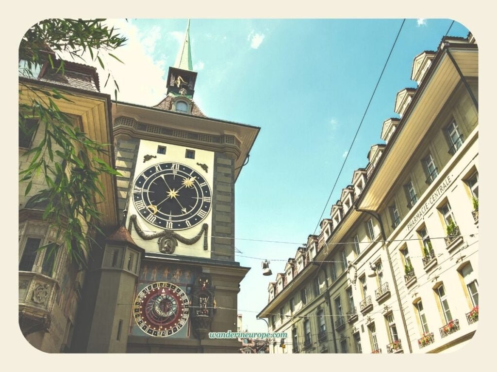 One Day In Bern Itinerary (Visit Landmarks & Scenic Spots) 25 View of Zytglogge close-up from Kramgasse
