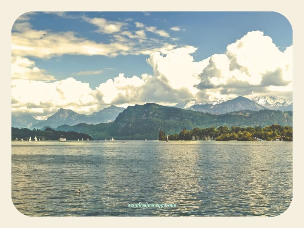 10 Beautiful Things That Makes Lucerne so Lovely & Charming 42 View of the Alps from Lake Lucerne, Switzerland