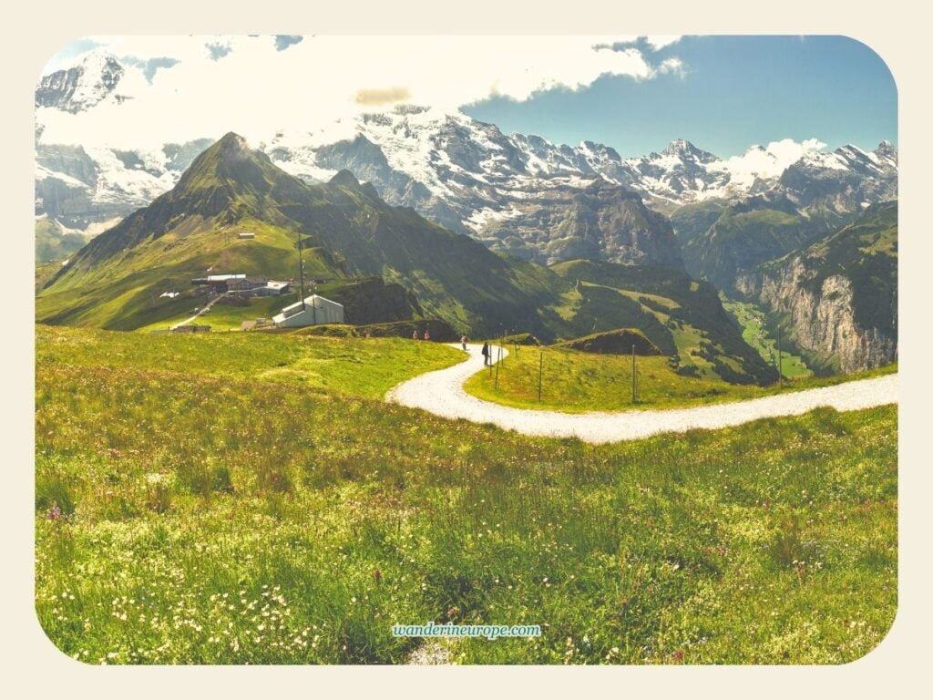 How to Reach Männlichen and Make the Most of Your Trip 1 View of the Jungfrau Massif and Lauterbrunnen Valley from the Royal Walk in Mannlichen, Jungfrau Region, Switzerland