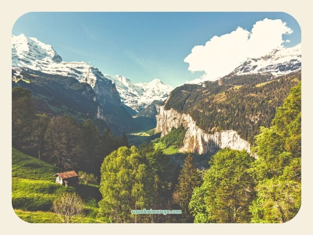 7 Lauterbrunnen Viewpoints & Photo Spots (With a Map) 27 View of the Lauterbrunnen Valley from Wengwald, Switzerland