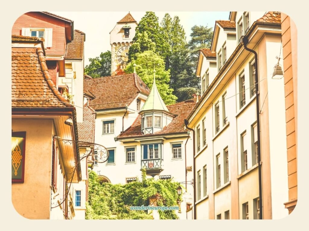 10 Beautiful Things That Makes Lucerne so Lovely & Charming 54 View of the neighborhood near Zytturm in Lucerne, Switzerland