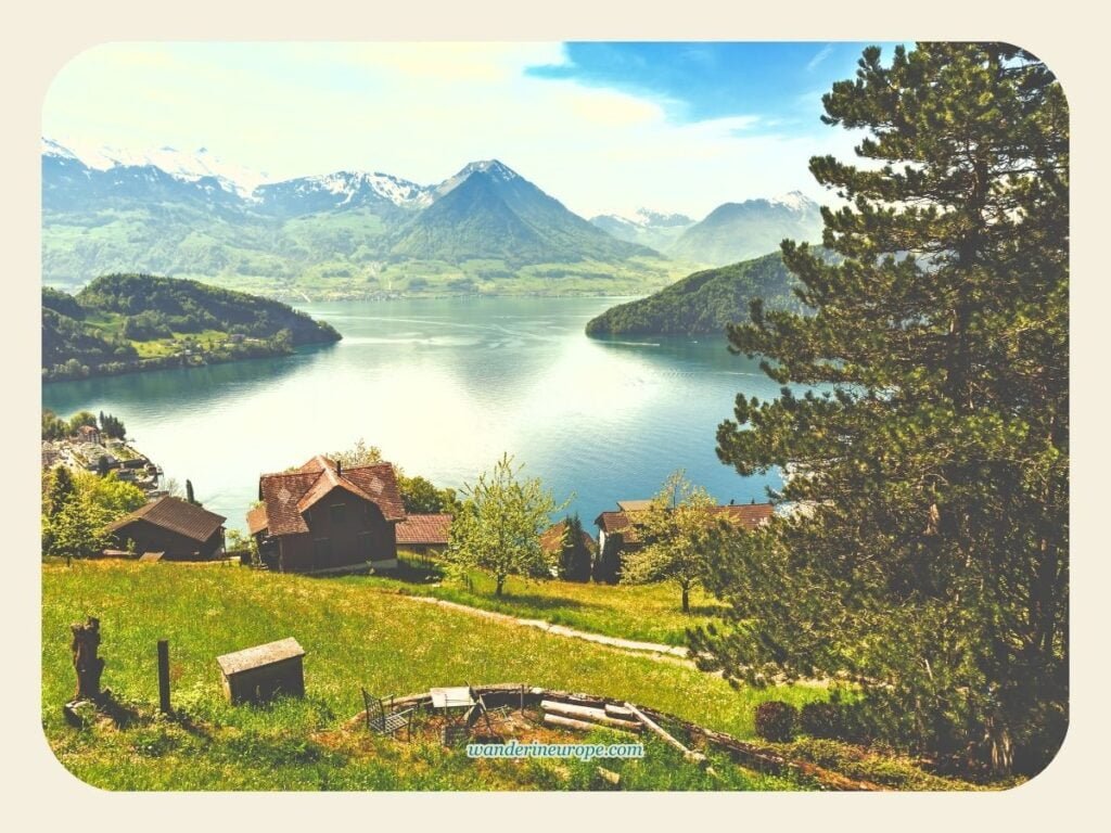 How to Spend 3 Days in Lucerne (Top Attractions + Day Trips) 38 Views from the campfire in Mount Rigi, Switzerland