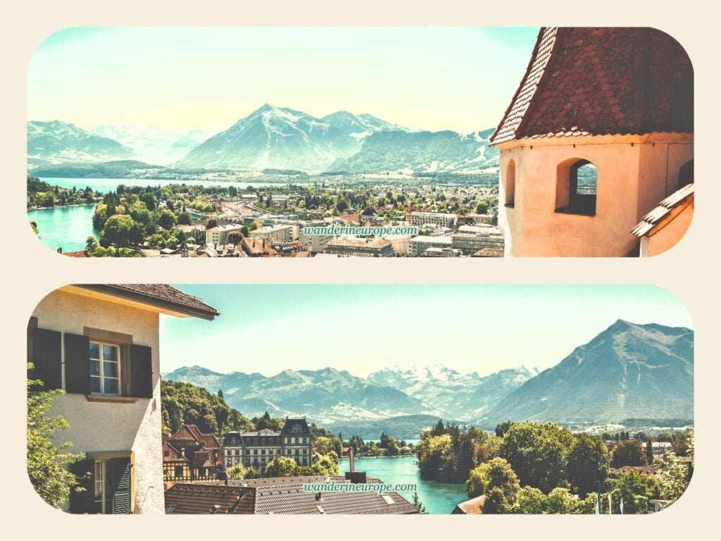 6-Day Switzerland Itinerary: Exploring The Canton of Bern 29 Views of the Bernese Oberland from Thun, Day 3 Switzerland Itinerary