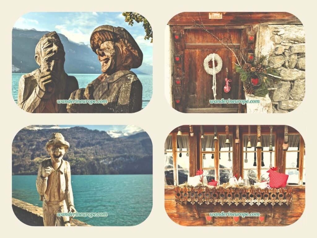 7 Things to Do in Lake Brienz with Tips and Visiting Info 21 Wood sculptures and local craft in Brienz, Jungfrau Region, Switzerland