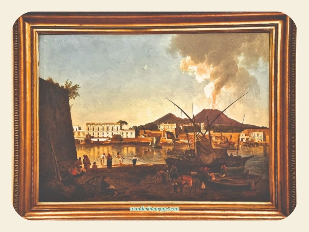 A Guide to Vienna’s Belvedere Palace and to Its Top Artworks 51 Another nostalgic painting by Joseph Rebell, Die Mole von Portici, an artwork in Belvedere Palace, Vienna, Austria