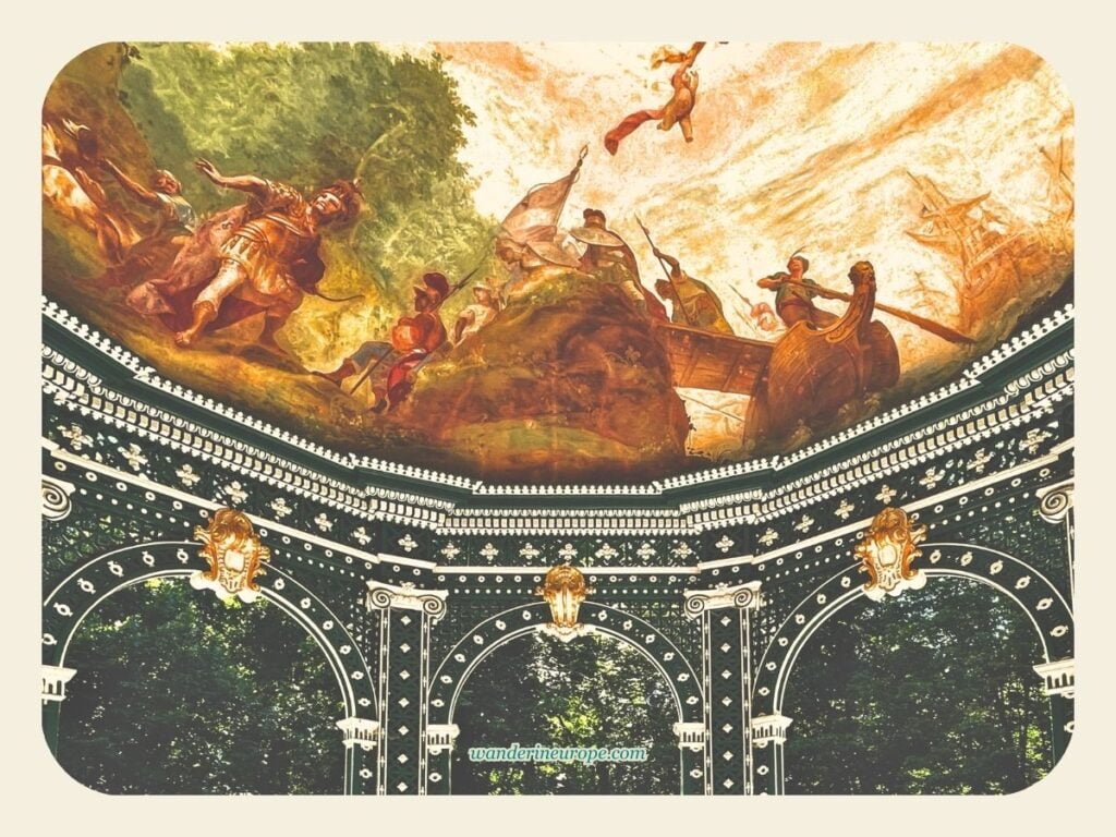 Visiting Laxenburg Castle Park (Easy Day Trip from Vienna) 30 Inside the Temple of Diana, Laxenburg Castle park, near Vienna, Austria