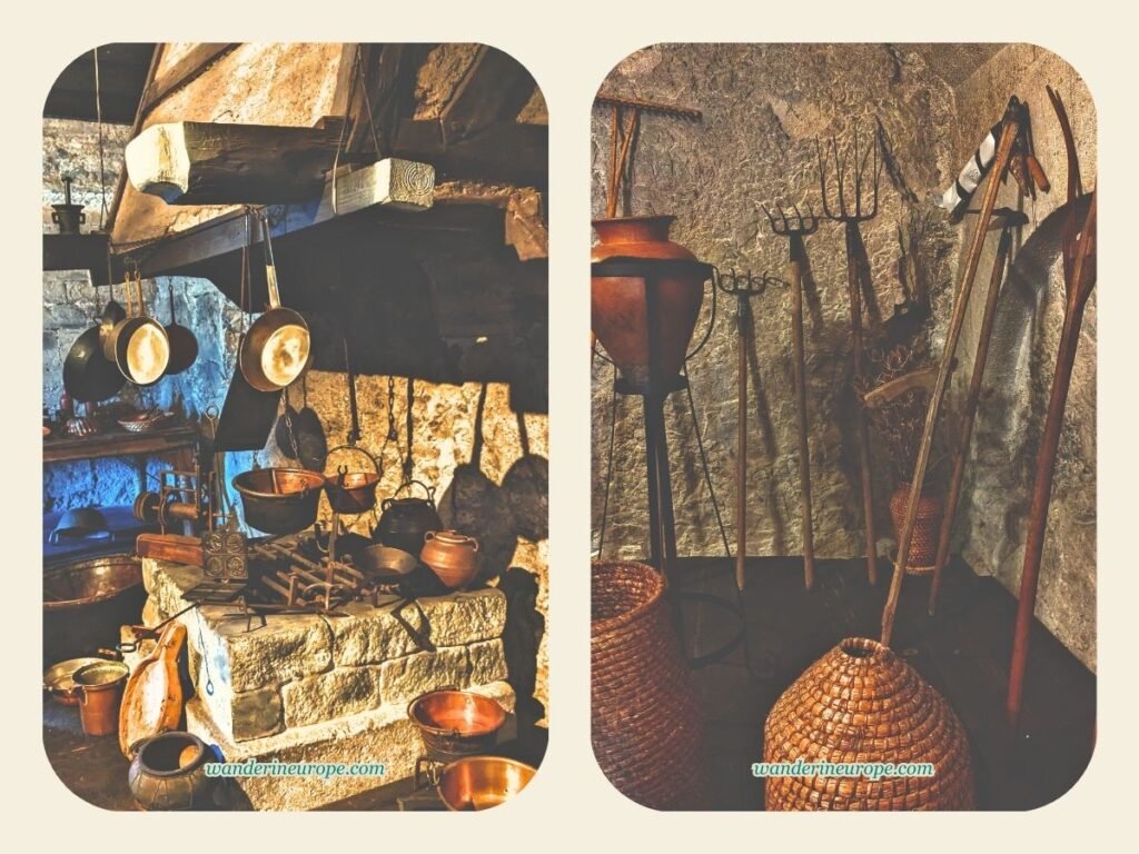 Liechtenstein Castle Near Vienna: Expectations, Photos, Tips 35 Kitchenware and farming tools inside Liechtenstein Castle, Vienna, Austria