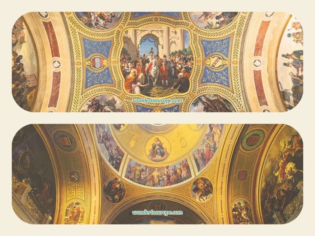 Museum of Military History Vienna Guide: Expectations & Tips 15 The frescoes on the ceilings and dome of the Hall of Fame, Museum of Military History, Vienna, Austria