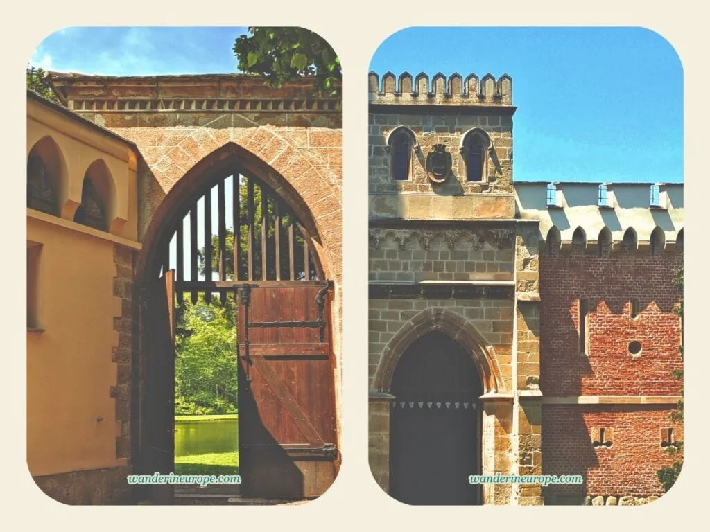 Visiting Laxenburg Castle Park (Easy Day Trip from Vienna) 12 The quaint gates of Franzensburg, Laxenburg Castle Park, near Vienna, Austria