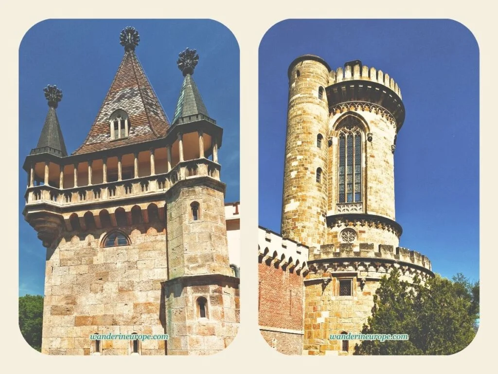Visiting Laxenburg Castle Park (Easy Day Trip from Vienna) 11 The towers of Franzensburg, Laxenburg Castle Park, Vienna, Austria