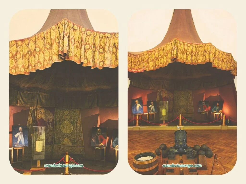 The turkish Tent in the Museum of Military History, Vienna, Austria