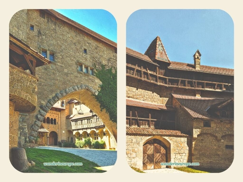 Kreuzenstein Castle: A Hidden Gem Day Trip From Vienna 5 View after you enter the gate of Kreuzenstein Castle, near Vienna, Austria