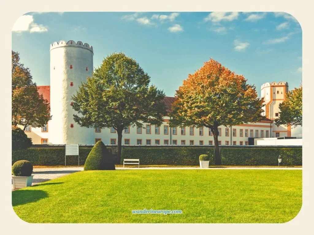 A Guide to Melk Abbey (a Beautiful Day Trip from Vienna) 34 a photogenic spot in the park of Melk Abbey, Vienna Austria