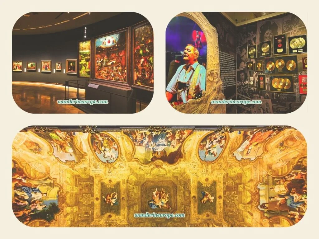 Artworks and exhibits in Theatermuseum, Vienna, Austria