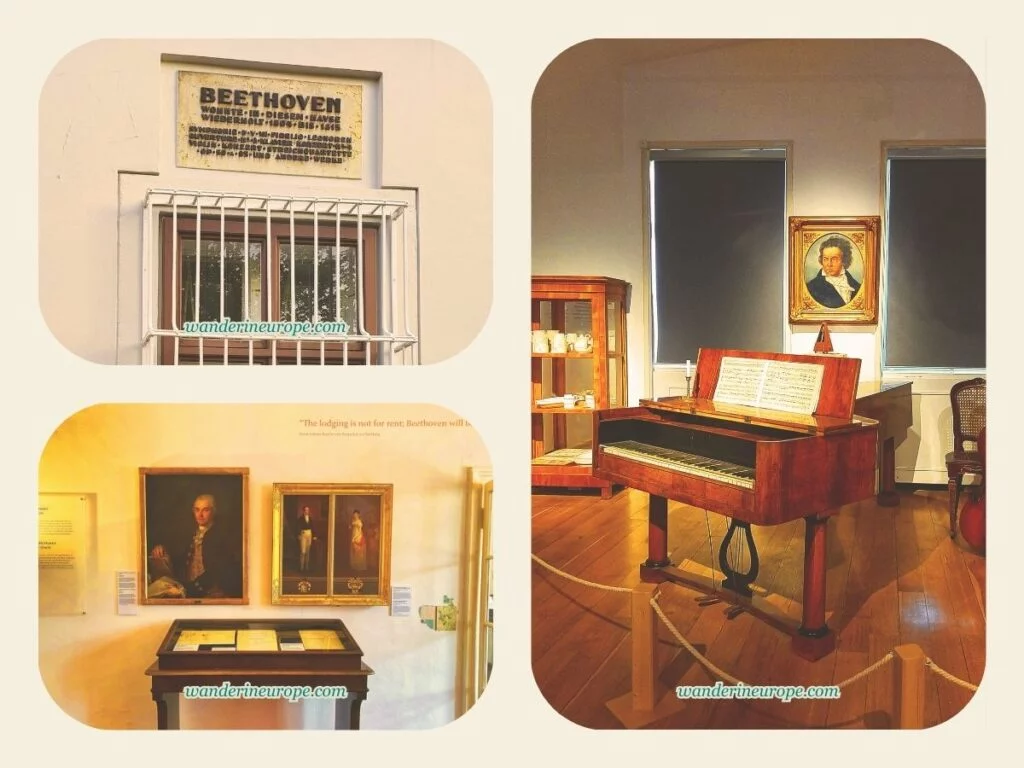 Things inside the Wien Museum Beethoven Pasqualatihaus, Vienna, Austria