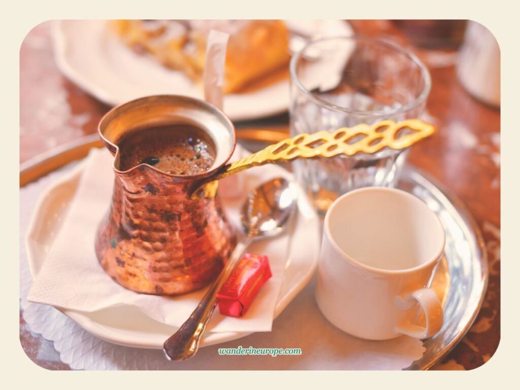 Vienna One-Day Budget Itinerary: Sightseeing Top Attractions 1 Elegant coffee serving in one of the coffeehouses in Vienna, Austria