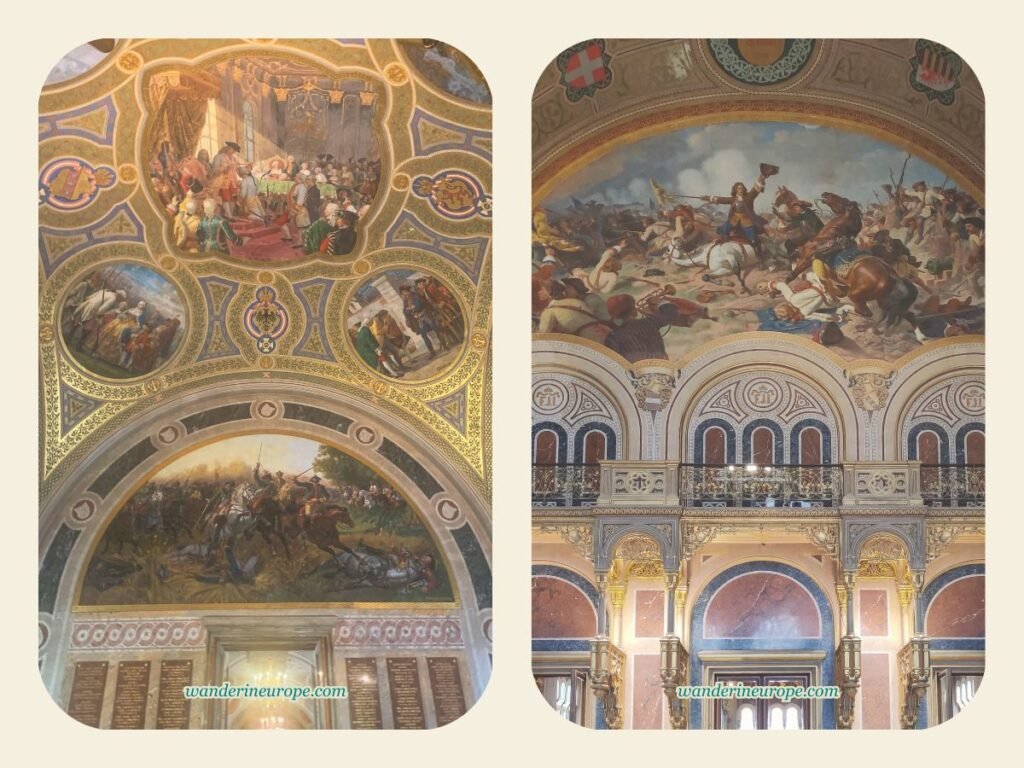 Vienna’s Interiors: A Wanderer’s Guide to Must-See Artworks 43 Frescoes in the Hall of Fame of the Museum of Military History in Vienna, Austria