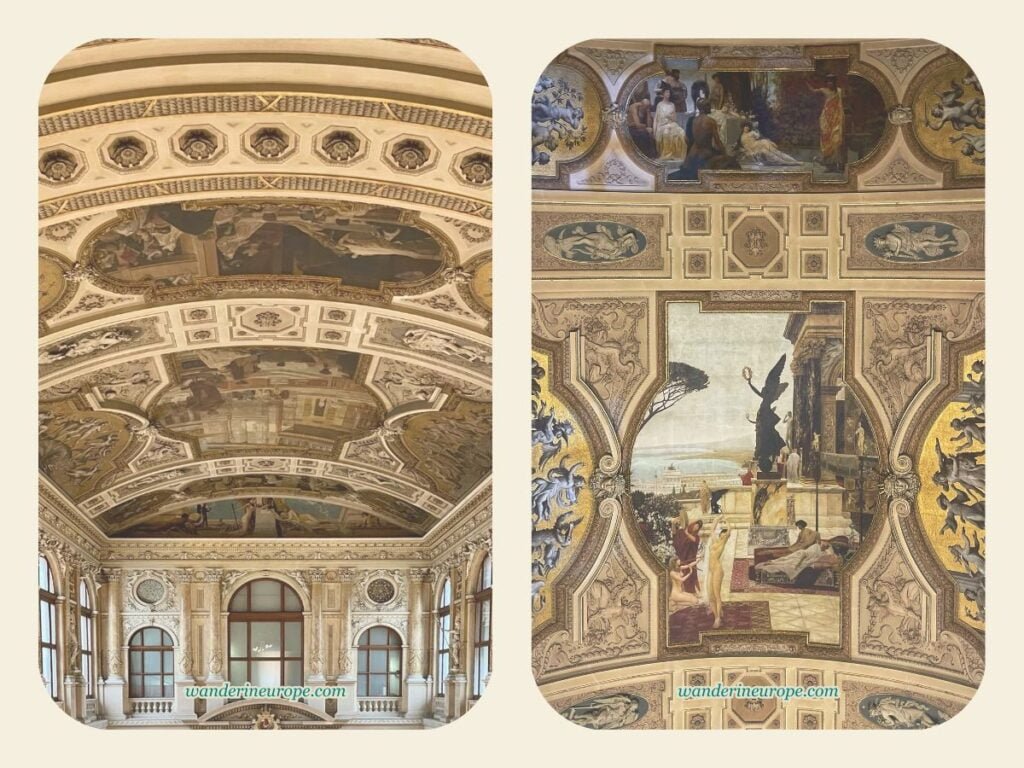 Vienna’s Interiors: A Wanderer’s Guide to Must-See Artworks 49 History of performance arts depicted by the frescoes in Burgtheater in Vienna, Austria