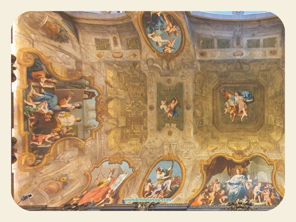 Vienna’s Interiors: A Wanderer’s Guide to Must-See Artworks 53 Left side of the Fama Angel Announcing Glory in the Theater Museum, Vienna, Austria