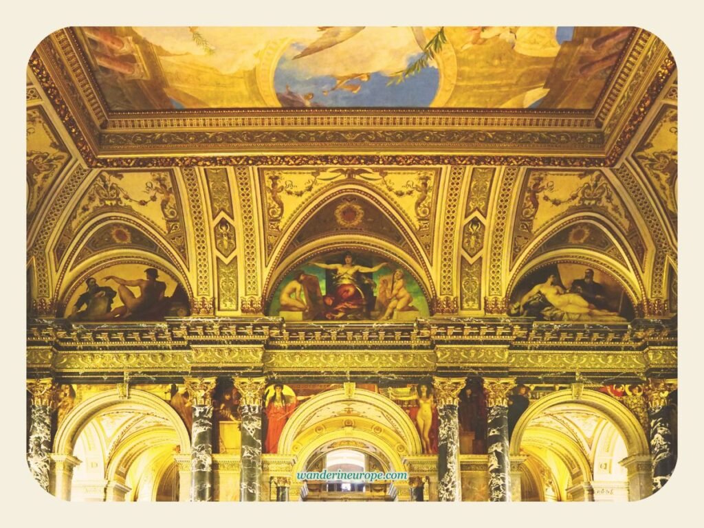 Maler-Compagnie & Hans Makart Frescoes in Kunsthistorisches Museum in Vienna, Austria