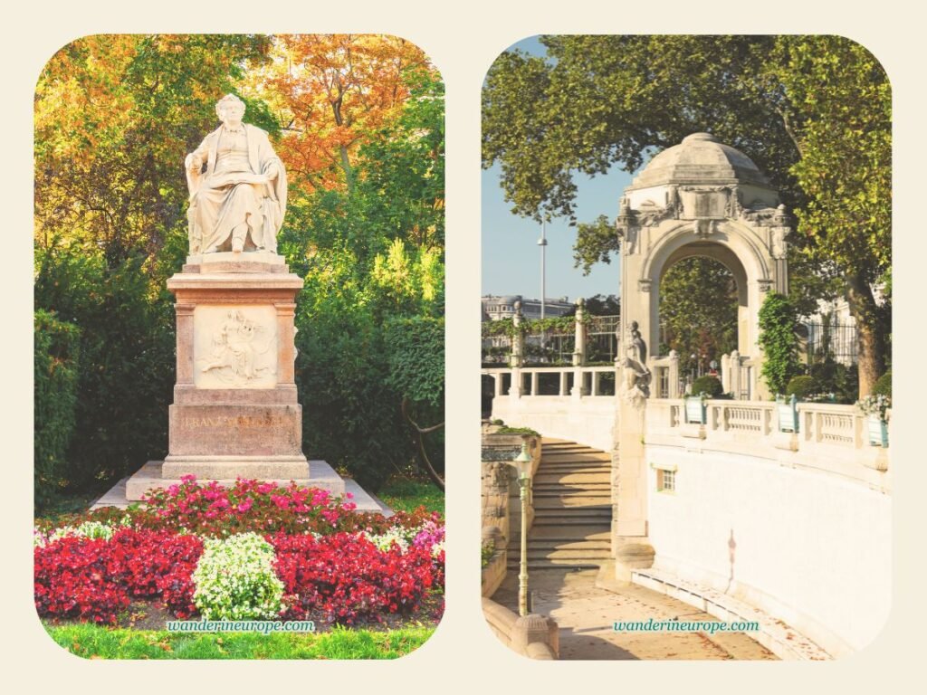 20 Beautiful Places in Vienna You Can Visit for FREE 24 Monuments and romantic hangout spots in Stadtpark, a free place to visit in Vienna, Austria