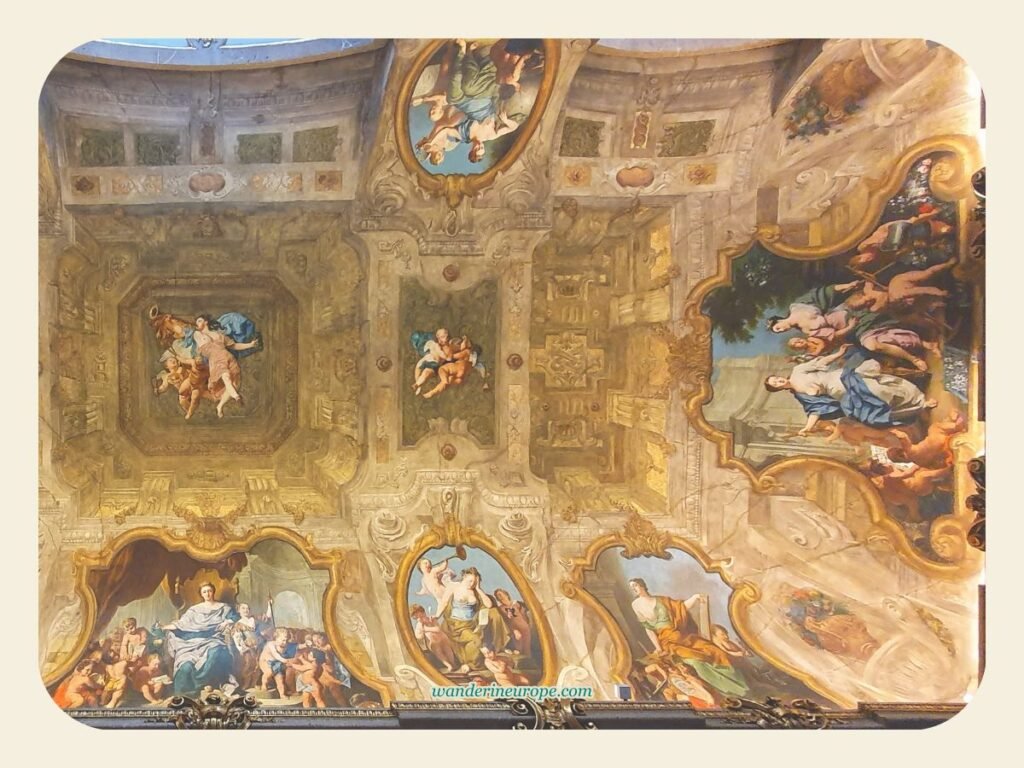 Vienna’s Interiors: A Wanderer’s Guide to Must-See Artworks 54 Right side of Fama Angel Announcing Glory in the Theater Museum, Vienna, Austria