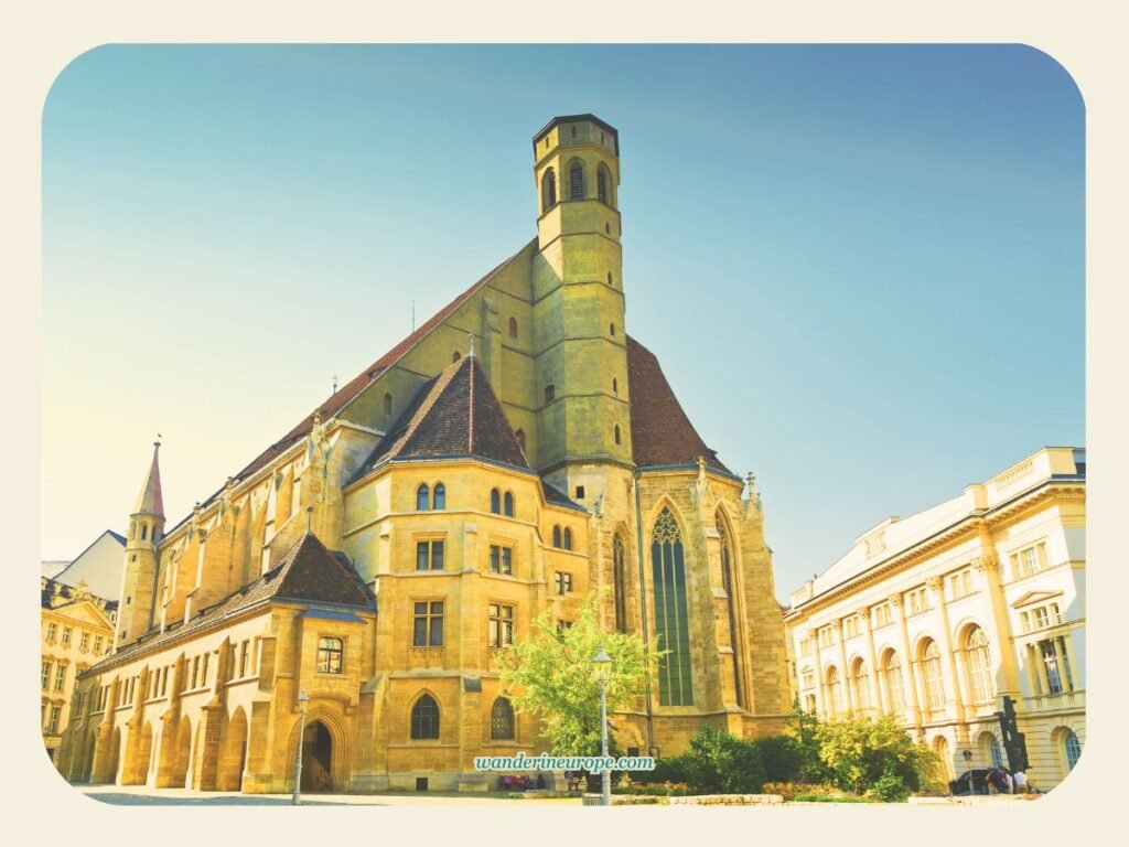 A Self-Guided Walking Tour in Old Town Vienna (With a Map) 25 Stop #15 — Wiener Minoritenkirche, Old Town Vienna Walking Tour, Austria