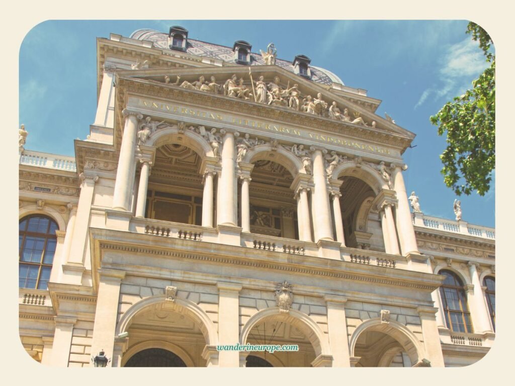 A Self-Guided Walking Tour in Old Town Vienna (With a Map) 12 Stop #2 — Vienna University, Old Town Vienna Walking Tour, Austria