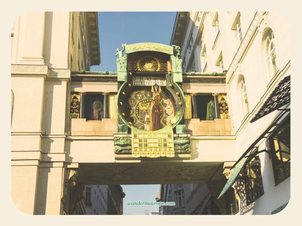 A Self-Guided Walking Tour in Old Town Vienna (With a Map) 30 Stop #20 — Ankeruhr, Old Town Vienna Walking Tour, Austria