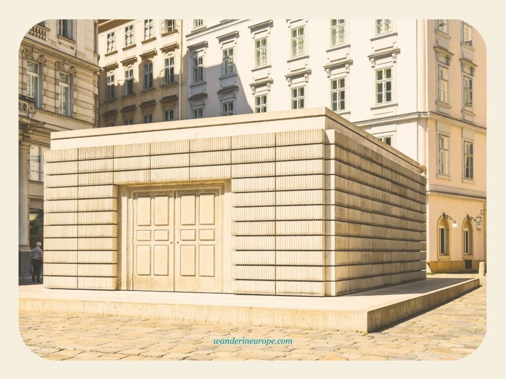 A Self-Guided Walking Tour in Old Town Vienna (With a Map) 33 Stop #23 — Holocaust Memorial, Old Town Vienna Walking Tour, Austria
