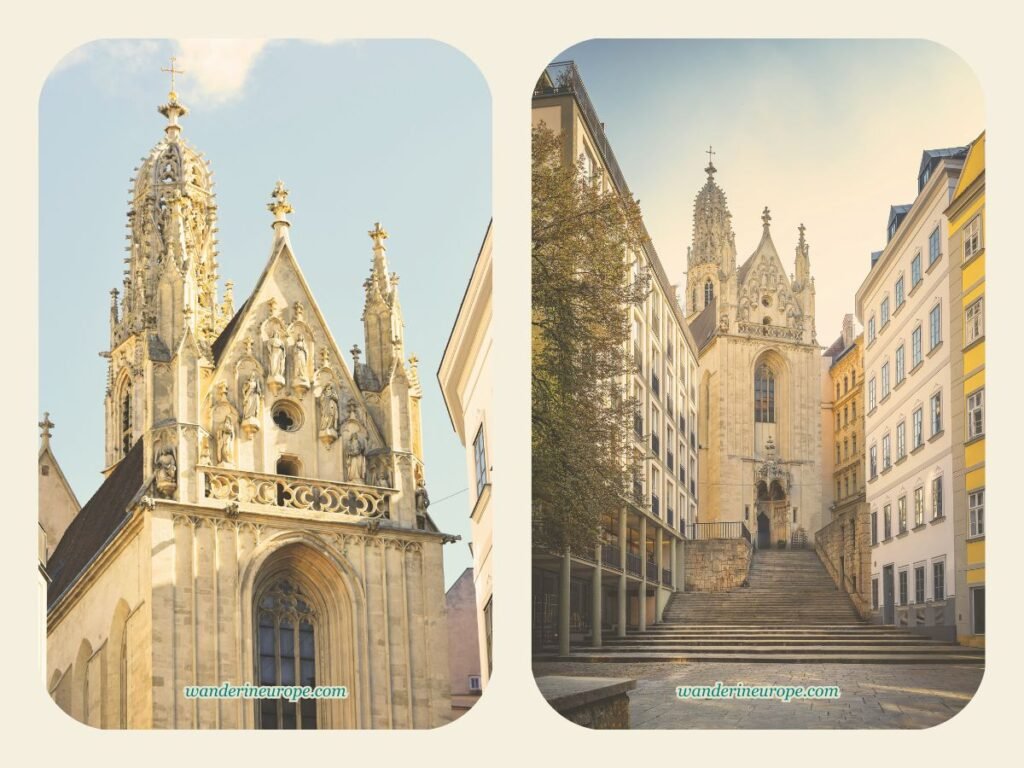 A Self-Guided Walking Tour in Old Town Vienna (With a Map) 35 Stop #25 — Maria am Gestade Catholic Church, Old Town Vienna Walking Tour, Austria