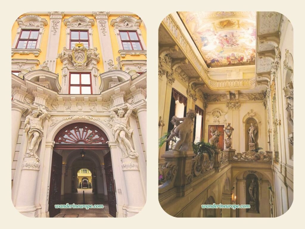 A Self-Guided Walking Tour in Old Town Vienna (With a Map) 37 Stop #27 — Palais Daun-Kinsky, Old Town Vienna Walking Tour, Austria