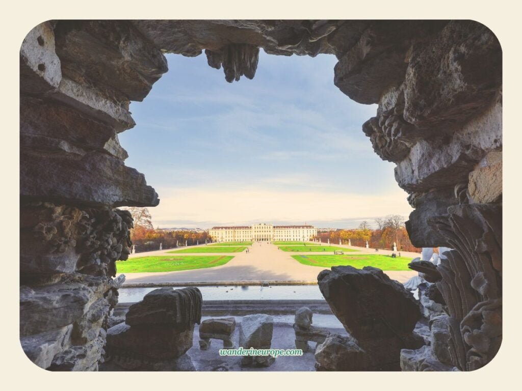 20 Beautiful Places in Vienna You Can Visit for FREE 11 The great parterre in the Schonbrunn palace garden, a beautiful place free to visit in Vienna, Austria