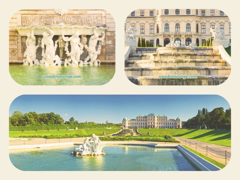 20 Beautiful Places in Vienna You Can Visit for FREE 9 The picturesque spots in the garden of Belvedere Palace, a free to visit place in Vienna, Austria