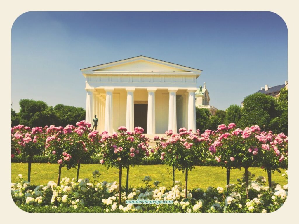 20 Beautiful Places in Vienna You Can Visit for FREE 20 Theseustempel in Volksgarten, free places to visit in Vienna, Austria