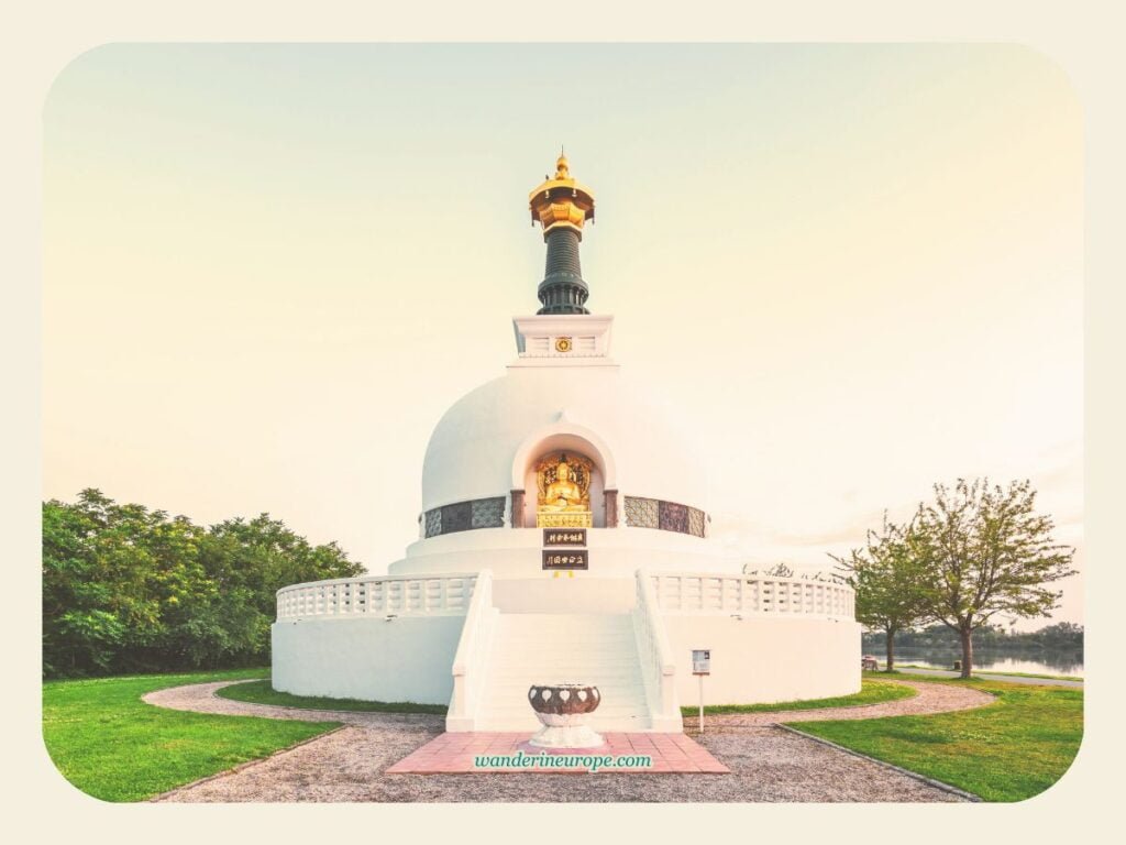 Vienna Peace Pagoda, a beautifu place free to visit in Vienna, Austria