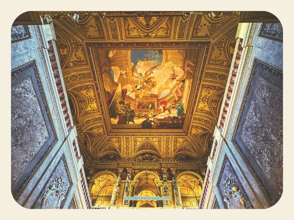 2-Day Vienna Itinerary: Visiting the Highlights & Viewpoints 17 Apotheosis of Renaissance fresco above the grand staircase of Kunsthistorisches Museum, third destination — day 1 of 2 in Vienna, Austria