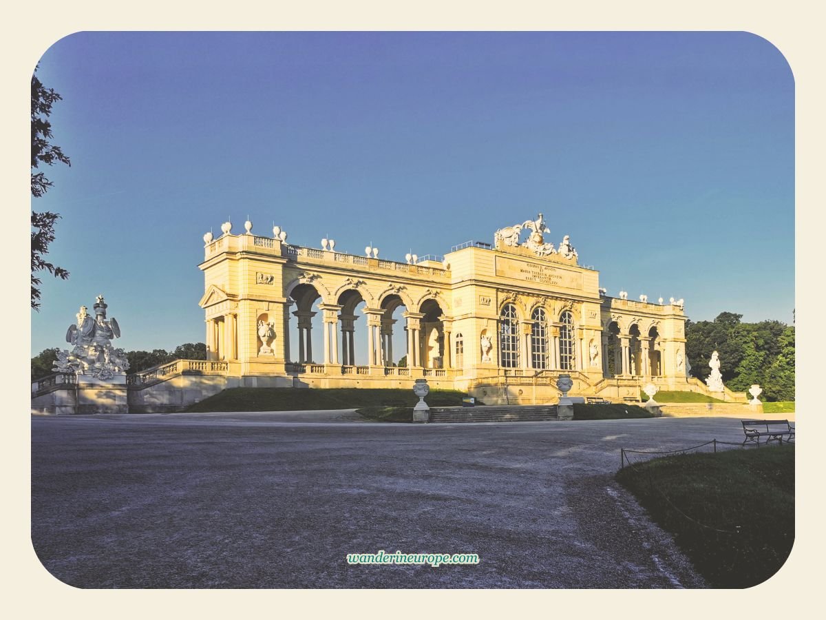 Vienna 49 Visiting Gloriette during the golden hour, the view less the crowd, sixth destination — day 2 of 2 in Vienna, Austria