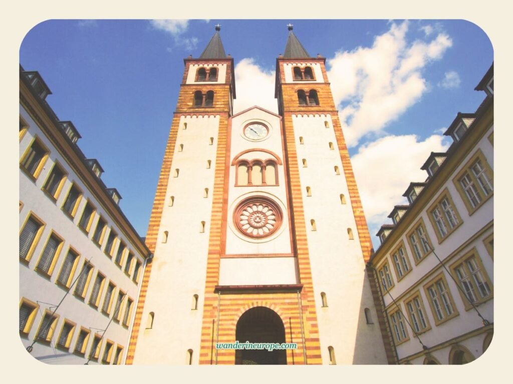 5 Beautiful Churches to See in Würzburg on Your Trip 13 Facade of Wurzburg Cathedral, Wurzburg, Germany