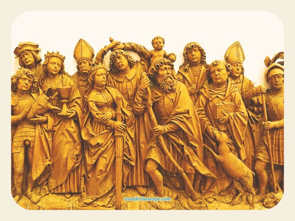 Fourteen Helpers, by the circle of Tilman Riemenschneider, Wurzburg, Germany