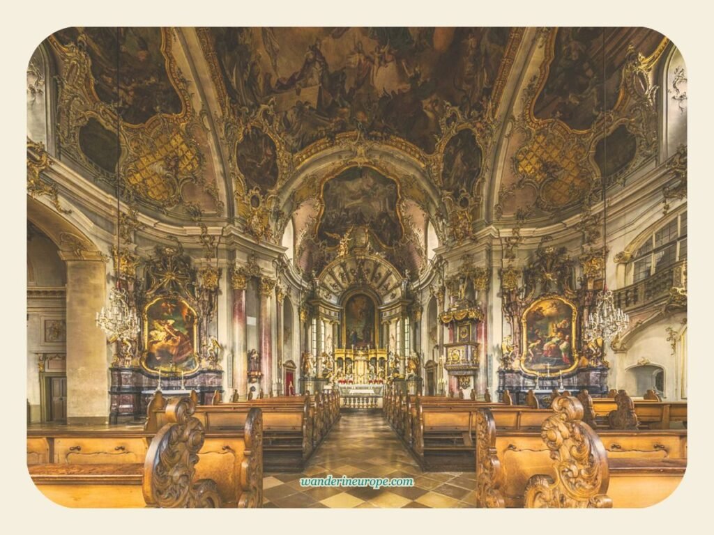 5 Beautiful Churches to See in Würzburg on Your Trip 5 Inside Kappele Sanctuary, Wurzburg, Germany