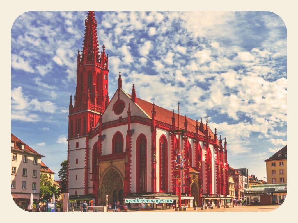 5 Beautiful Churches to See in Würzburg on Your Trip 10 Marienkapelle from the square, Wurzburg, Germany