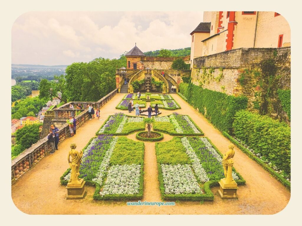 2 Unmissable Highlights at Marienberg Fortress, Würzburg 5 Prince's Garden of Marienberg Fortress, Wurzburg, Germany