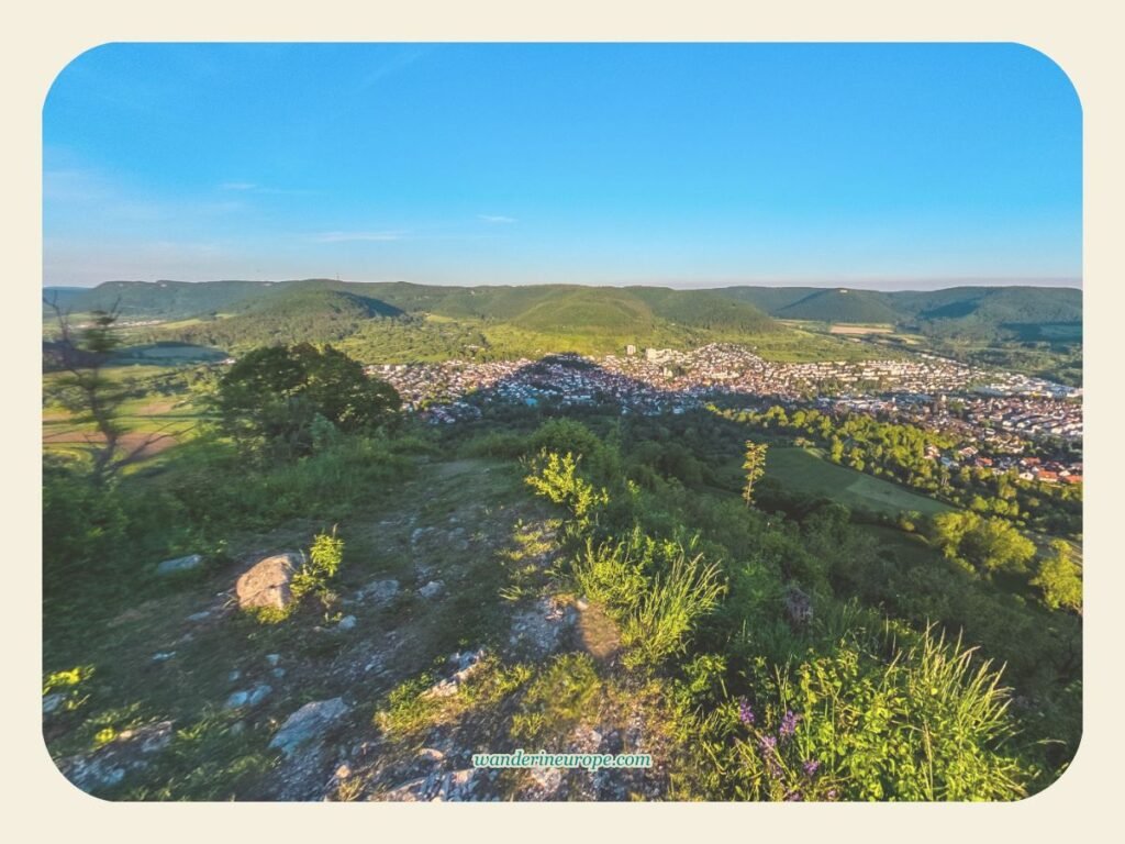 Breathtaking Natural Attractions Near Lichtenstein Castle 5 View of the Swabian Alps from Ruine Achalm, Pfullingen, Germany